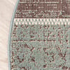 Rund Lapptäckesmatta - Spring Patchwork Grön/Grå - thumbnail 4