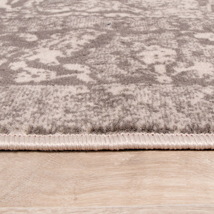 Matta I Vintagestil - Miracle Grå/Brun