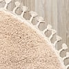Rund Matta Med Hög Lugg  - Lofty Fringe Beige - thumbnail 4