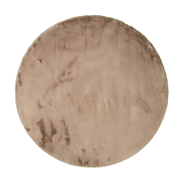 Rund Matta Med Hög Lugg  - Comfy Supreme Taupe