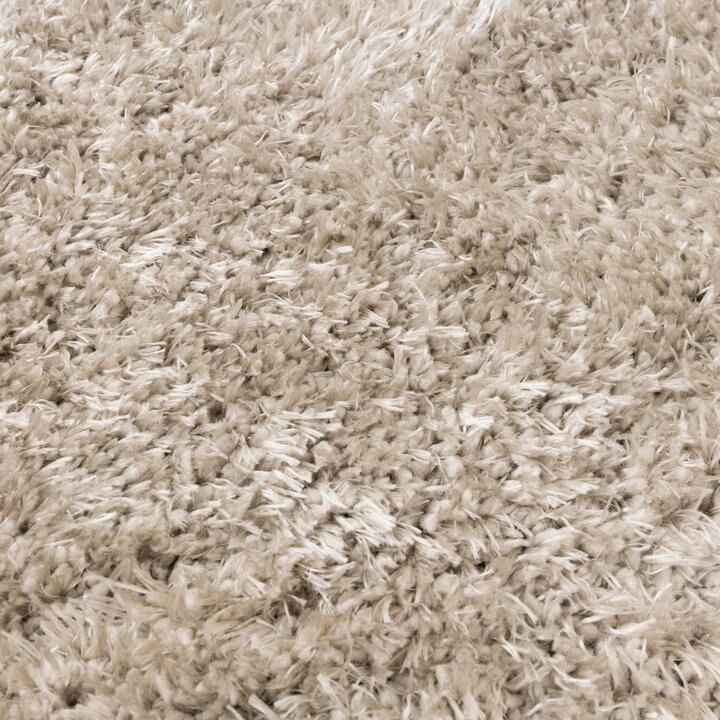 Oval Shagmattor - Blaze Beige/Grå