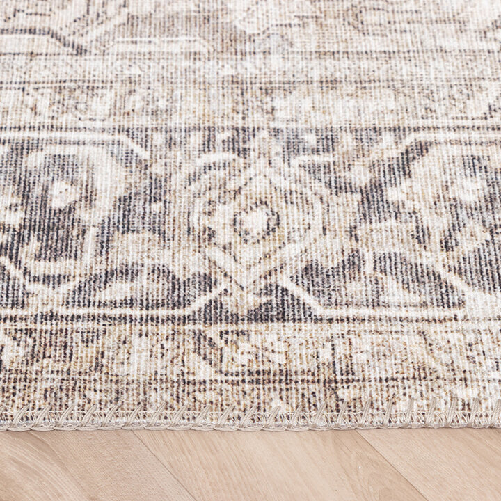 Matta I Vintagestil - Lugan Ljusbrun