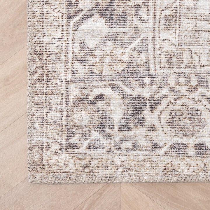 Matta I Vintagestil - Lugan Ljusbrun