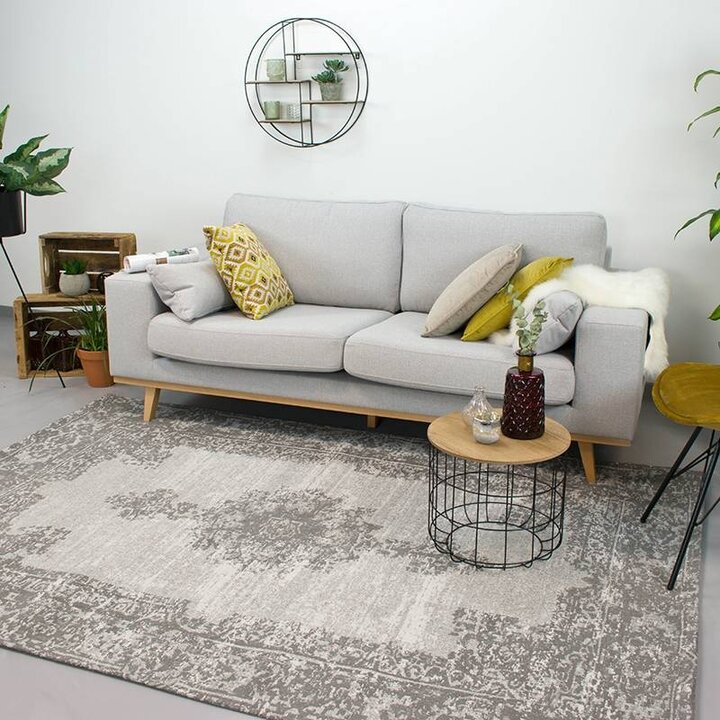 Matta I Vintagestil - Dreams Grå