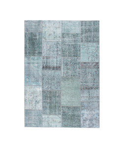Lapptäckesmatta  - Estate Patchwork Blågrön