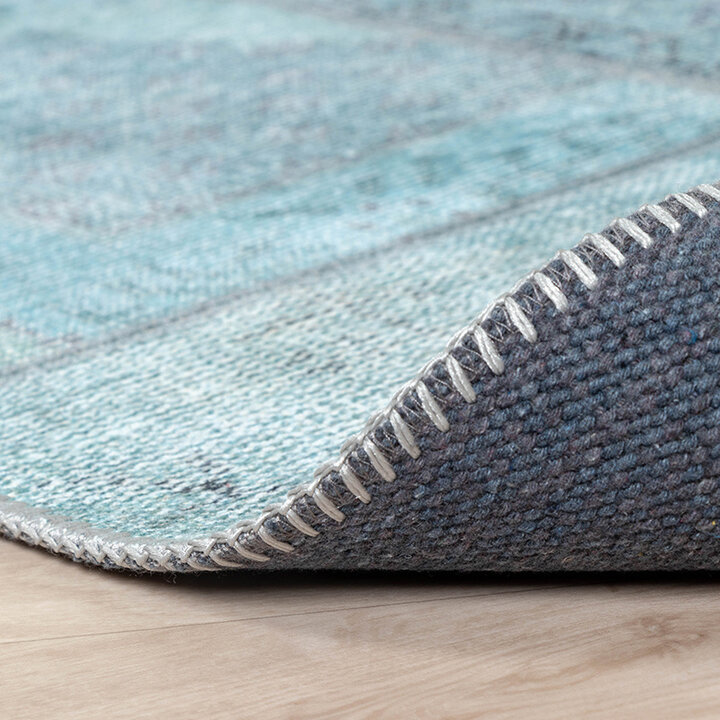 Lapptäckesmatta  - Estate Patchwork Blågrön