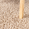 Rund Matta Med Hög Lugg  - Solid Beige - thumbnail 4