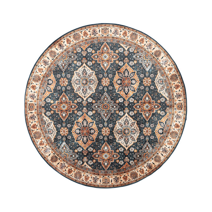 Rund Matta I Vintagestil - Imagine Oriental Rustik