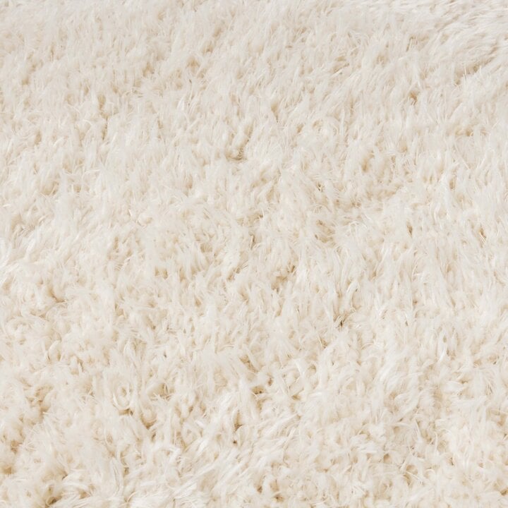 Oval Shagmattor - Blaze Gräddvit/Vit