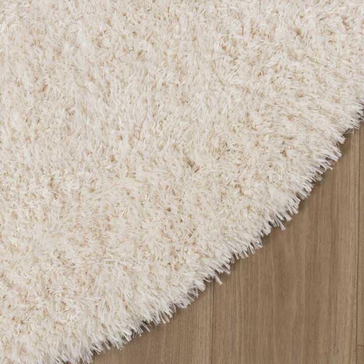 Oval Shagmattor - Blaze Gräddvit/Vit