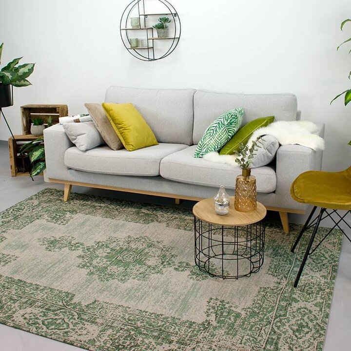 Matta I Vintagestil - Dreams Grön