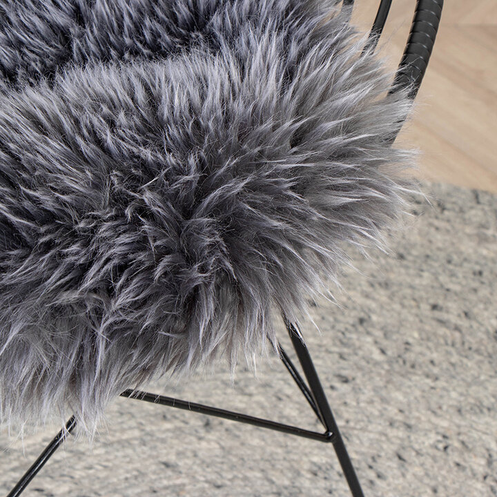 Fårskinn - Elly Mörkgrå