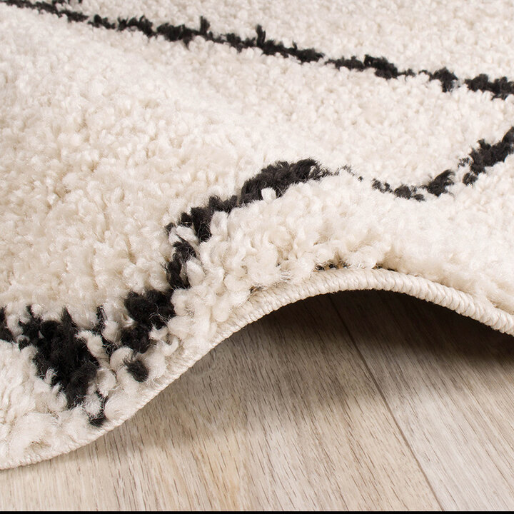 Löpare Med Hög Lugg - Grand Lines Gräddvit/Svart