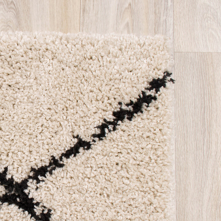 Löpare Med Hög Lugg - Grand Lines Gräddvit/Svart