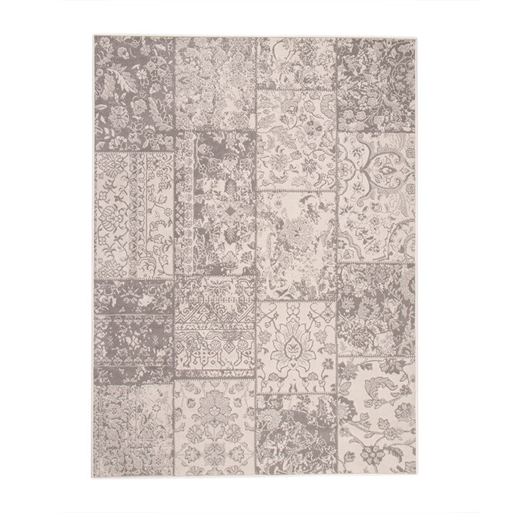 Lapptäckesmatta  - Miracle Patchwork Grå/Brun