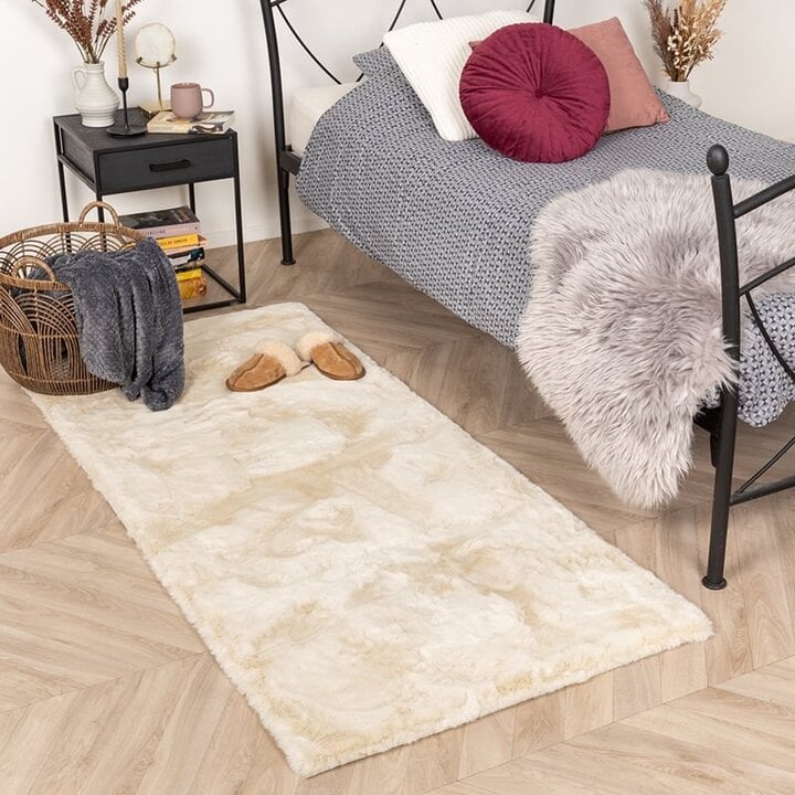 Mjuk Löpare Med Hög Lugg - Comfy Supreme Gräddvit