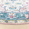Rund Matta I Vintagestil - Lily Oriental Blå/Rosa - thumbnail 6