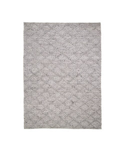 Flätad Ullmatta - Knit Grå
