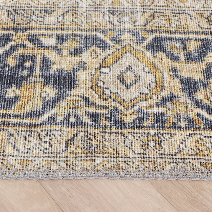 Matta I Vintagestil - Lugan Gul