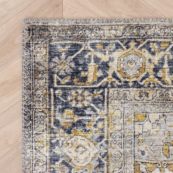 Matta I Vintagestil - Lugan Gul