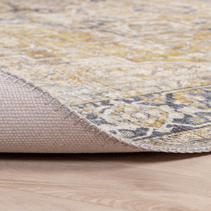 Matta I Vintagestil - Lugan Gul