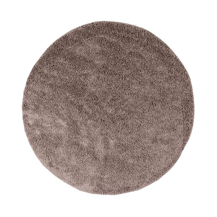 Rund Matta Med Hög Lugg  - Lofty Taupe