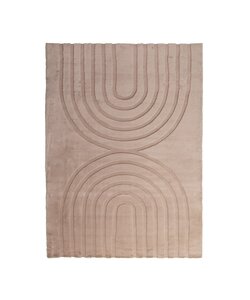 Mjuk Matta Med Hög Lugg - Carvy Arches Taupe