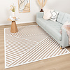 Modern Matta - Nori Lines Vit/Taupe - thumbnail