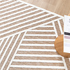 Modern Matta - Nori Lines Vit/Taupe - thumbnail 3