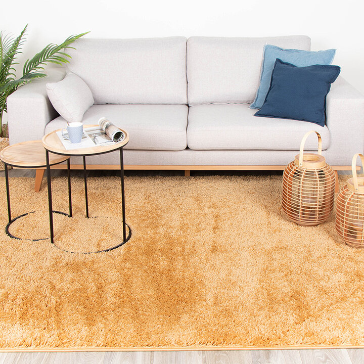 Matta Med Hög Lugg - Lofty Ockragul