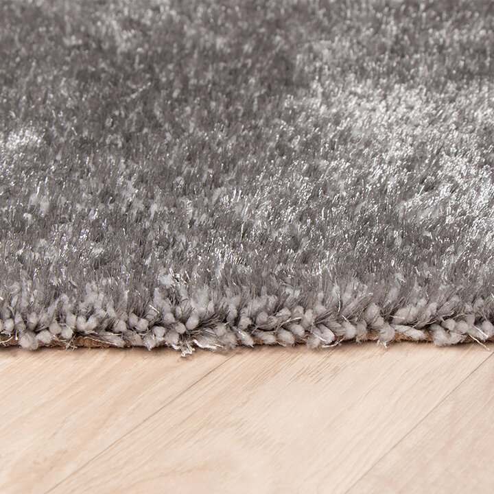 Matta Med Hög Lugg - Glazy Ljusgrå