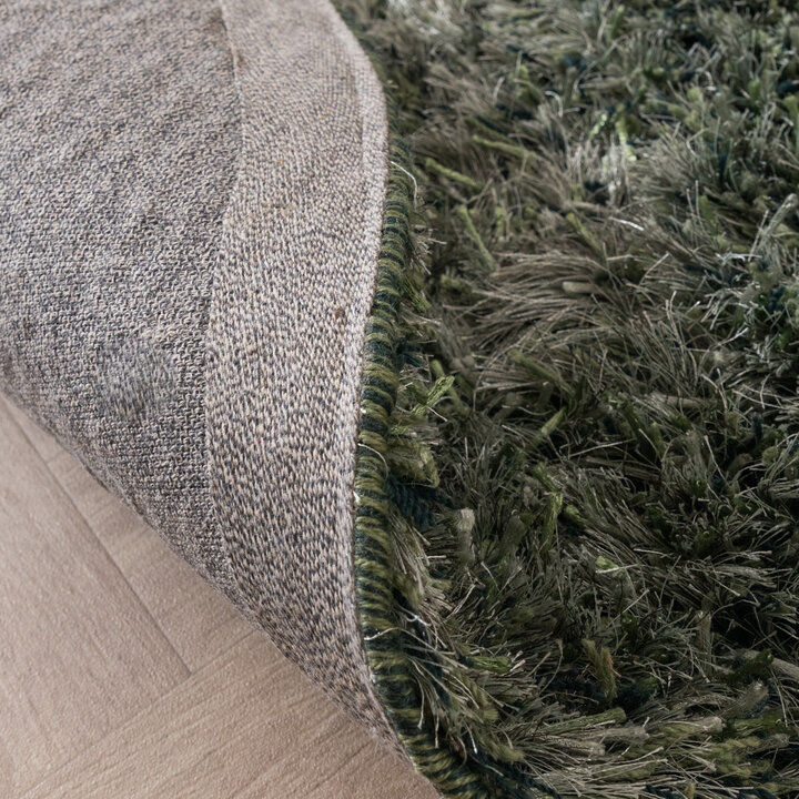 Rund Shagmattor - Grace Grön