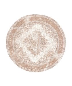 Rund Matta I Vintagestil - Admire Taupe
