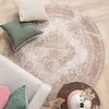 Rund Matta I Vintagestil - Admire Taupe - thumbnail 2