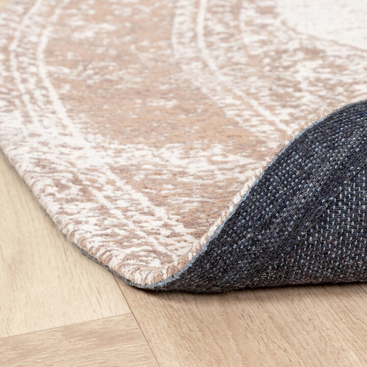 Rund Matta I Vintagestil - Admire Taupe