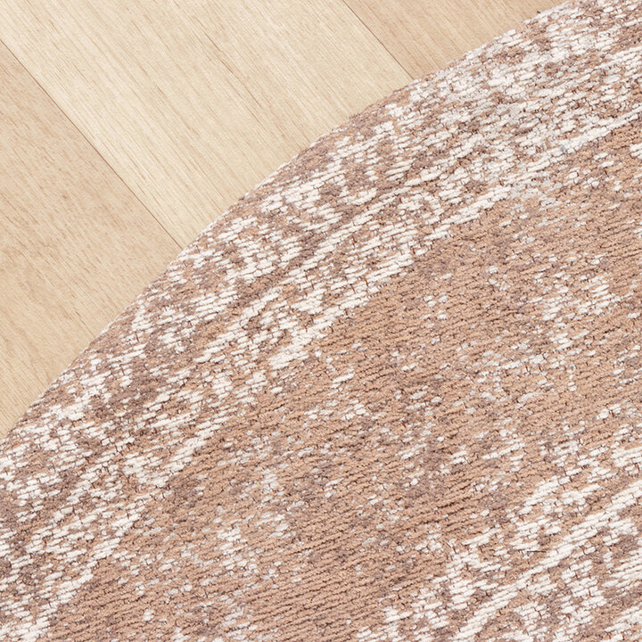 Rund Matta I Vintagestil - Admire Taupe