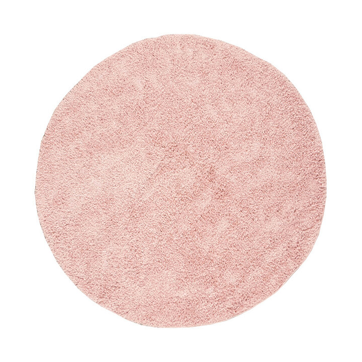 Rund Matta Med Hög Lugg  - Lofty Rosa