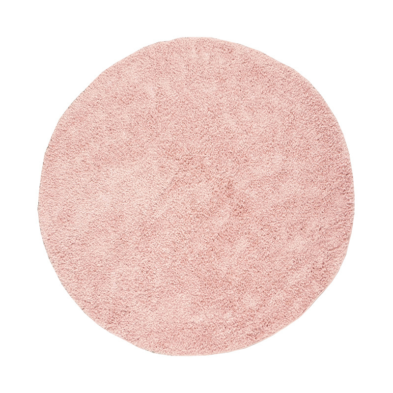 Rund Matta Med Hög Lugg  - Lofty Rosa - sfeer