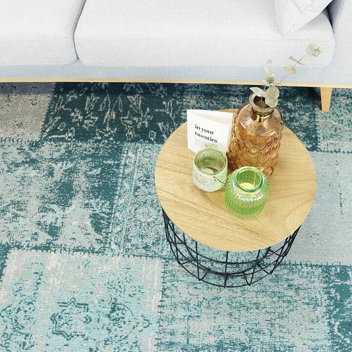 Lapptäckesmatta  - Dreams Patchwork Grön/Turkos