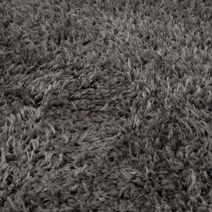 Rund Shagmattor - Blaze Grå