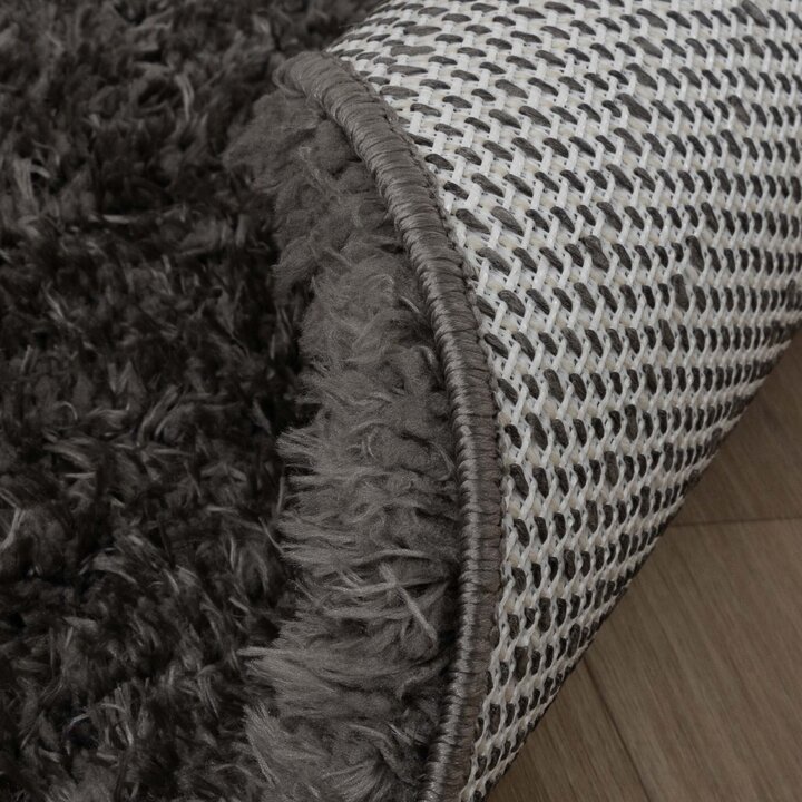 Rund Shagmattor - Blaze Grå