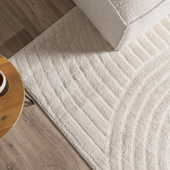 Japandi-Matta - Yori Arches Gräddvit