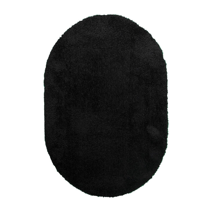 Oval Shagmattor - Blaze Svart