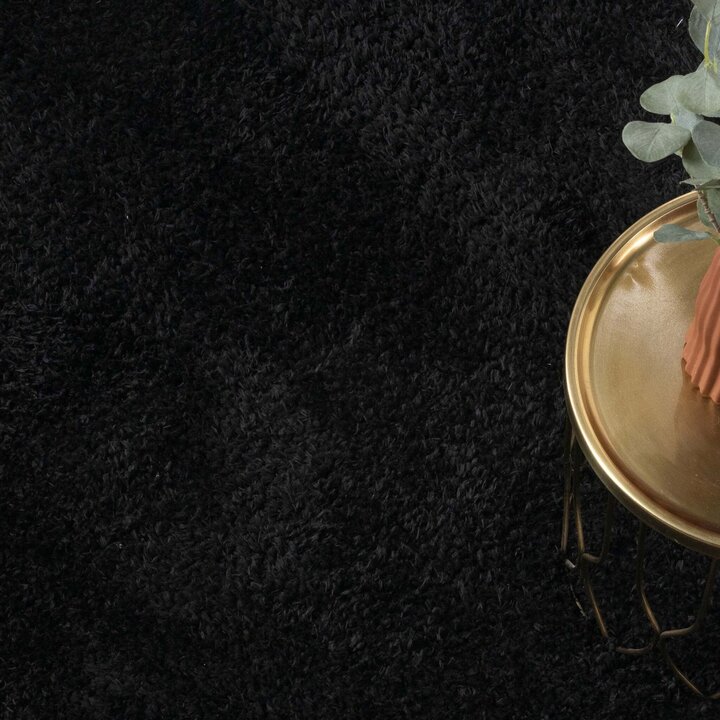 Oval Shagmattor - Blaze Svart