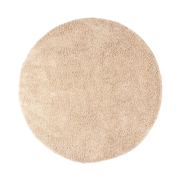Rund Matta Med Hög Lugg  - Lofty Beige