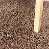 Rund Matta Med Hög Lugg  - Solid Taupe - thumbnail 4