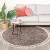Rund Matta Med Hög Lugg  - Lofty Fringe Fringe Taupe - thumbnail