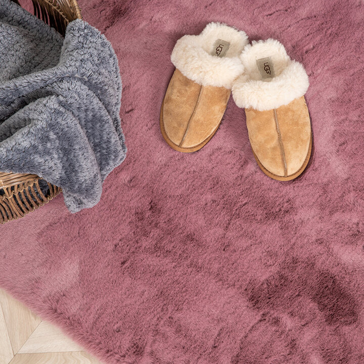 Mjuk Löpare Med Hög Lugg - Comfy Supreme Mörkrosa