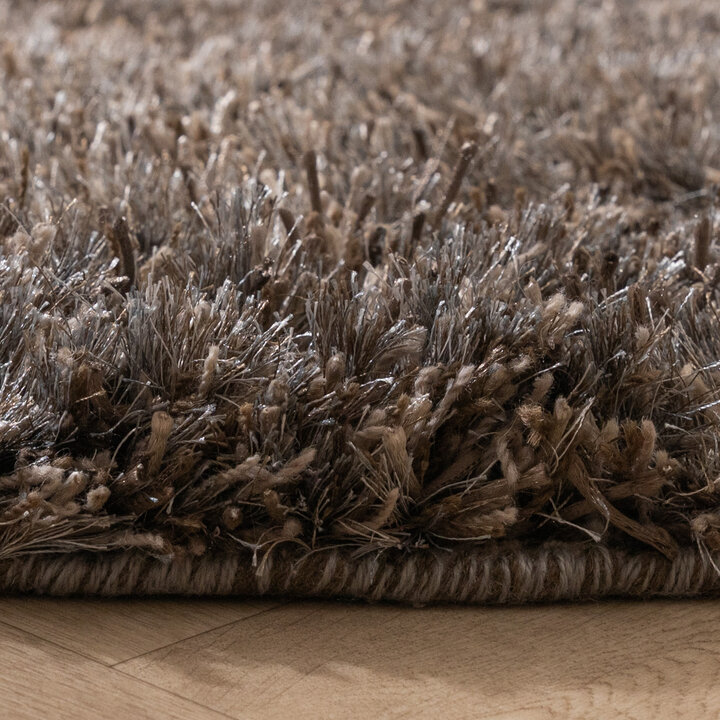 Rund Shagmattor - Grace Grå