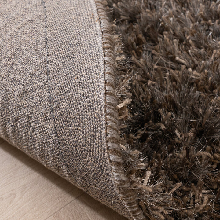 Rund Shagmattor - Grace Grå